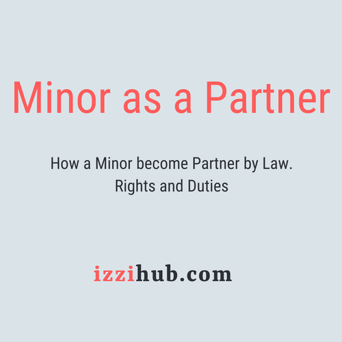 Minor as a partner