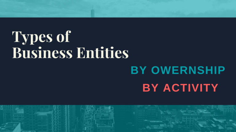 Types of Business Organizations By Ownership Activity