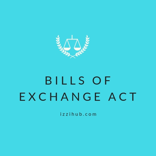 Bills of Exchange Act 1881 In Accounting with Types