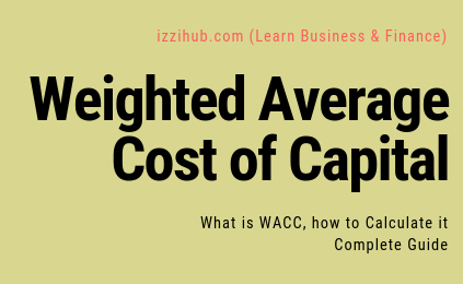 Weighted Average Cost of Capital Formula Calculator WACC
