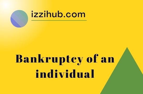 Bankruptcy of an individual
