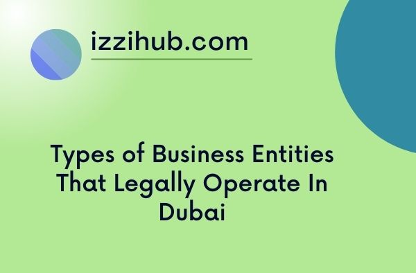 Types of Business Entities That Legally Operate In Dubai